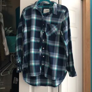 Sonoma Button up Plaid